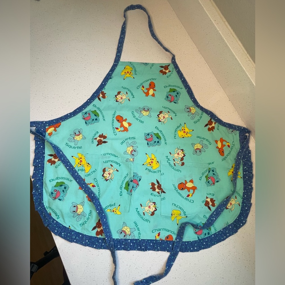Kids Pokémon Apron, Handmade